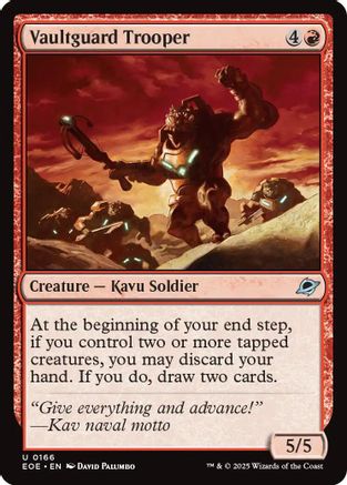 {@C} Vaultguard Trooper [Edge of Eternities][EOE 166]