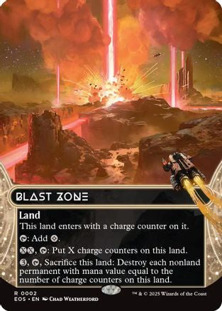 {@@ EOC R} Blast Zone (0002) (Borderless) [Edge of Eternities: Stellar Sights][EOS 002]