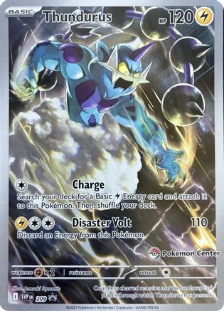 [PKM] Thundurus (209) (Pokemon Center Exclusive) [Scarlet & Violet: Black Star Promos]