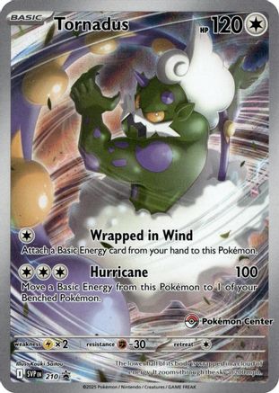 [PKM] Tornadus (210) (Pokemon Center Exclusive) [Scarlet & Violet: Black Star Promos]