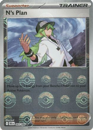 [PKM] N's Plan (083/086) (Poke Ball Pattern) [Scarlet & Violet: Black Bolt]