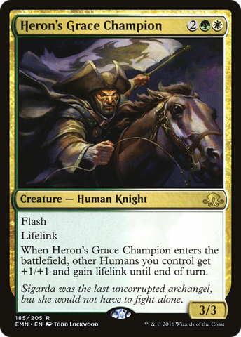 {R} Heron's Grace Champion [Eldritch Moon][EMN 185]