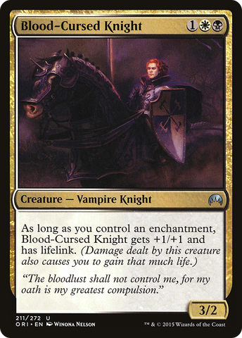 {C} Blood-Cursed Knight [Magic Origins][ORI 211]