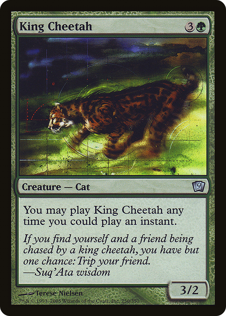 {C} King Cheetah [Ninth Edition][9ED 250]