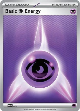 [PKM BE] Basic Psychic Energy (021) [Scarlet & Violet: Black Bolt]