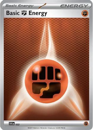 [PKM BE] Basic Fighting Energy (022) [Scarlet & Violet: Black Bolt]