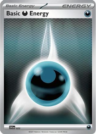 [PKM BE] Basic Darkness Energy (023) [Scarlet & Violet: Black Bolt]