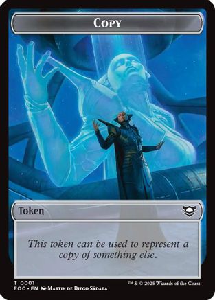 Copy // Clue Double-Sided Token [Edge of Eternities Tokens]