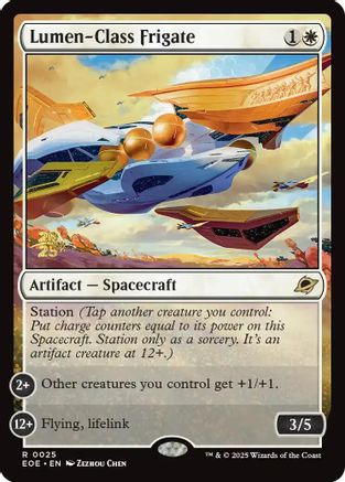 {@R} Lumen-Class Frigate [Edge of Eternities Prerelease Promos][EOE 025]