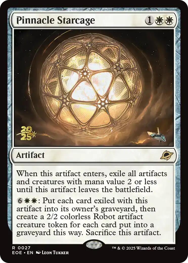{@@ EOE R} Pinnacle Starcage [Edge of Eternities Prerelease Promos][EOE 027]