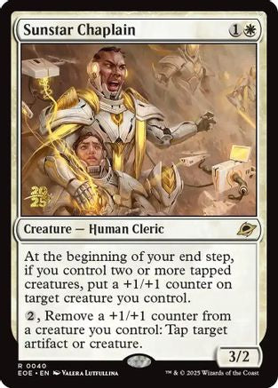 {@R} Sunstar Chaplain [Edge of Eternities Prerelease Promos][EOE 040]