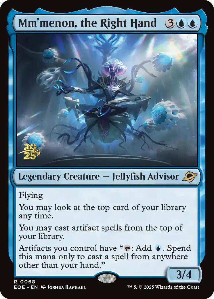 {@@ EOE R} Mm'menon, the Right Hand [Edge of Eternities Prerelease Promos][EOE 068]