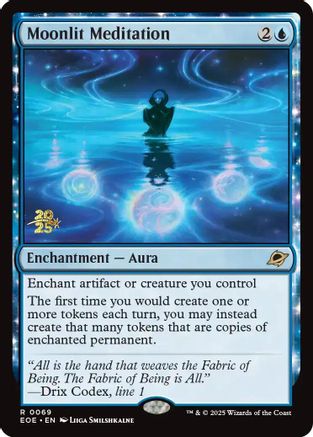 {@R} Moonlit Meditation [Edge of Eternities Prerelease Promos][EOE 069]