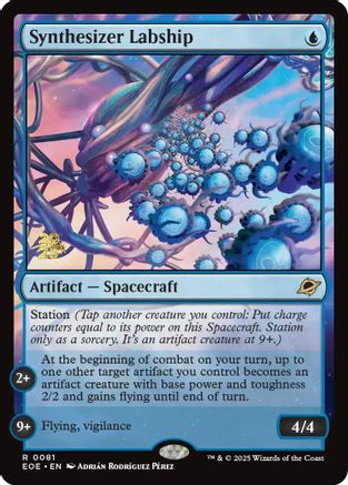 {@R} Synthesizer Labship [Edge of Eternities Prerelease Promos][EOE 081]