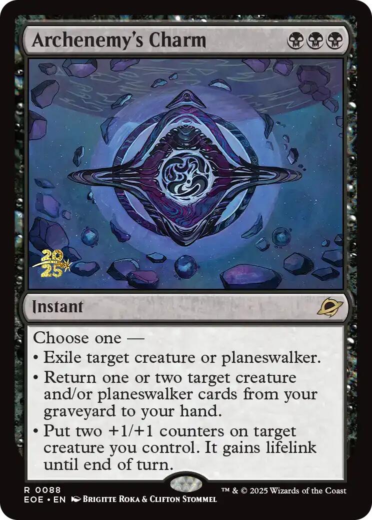 {@@ EOE R} Archenemy's Charm [Edge of Eternities Prerelease Promos] [EOE 088]