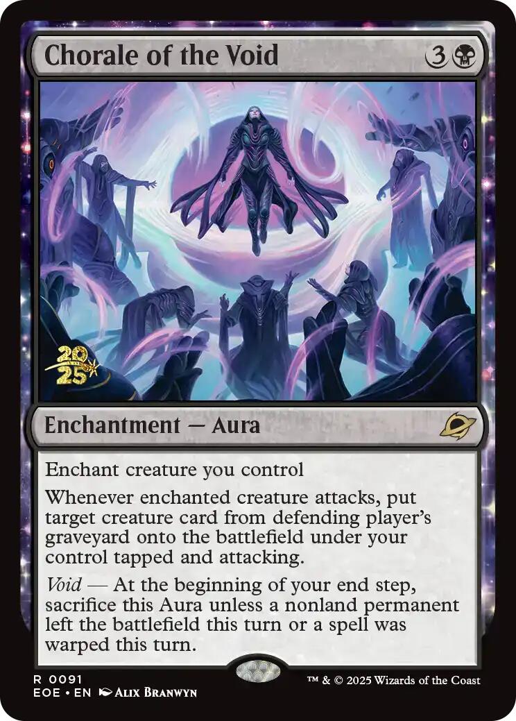 {@@ EOE R} Chorale of the Void [Edge of Eternities Prerelease Promos][EOE 091]