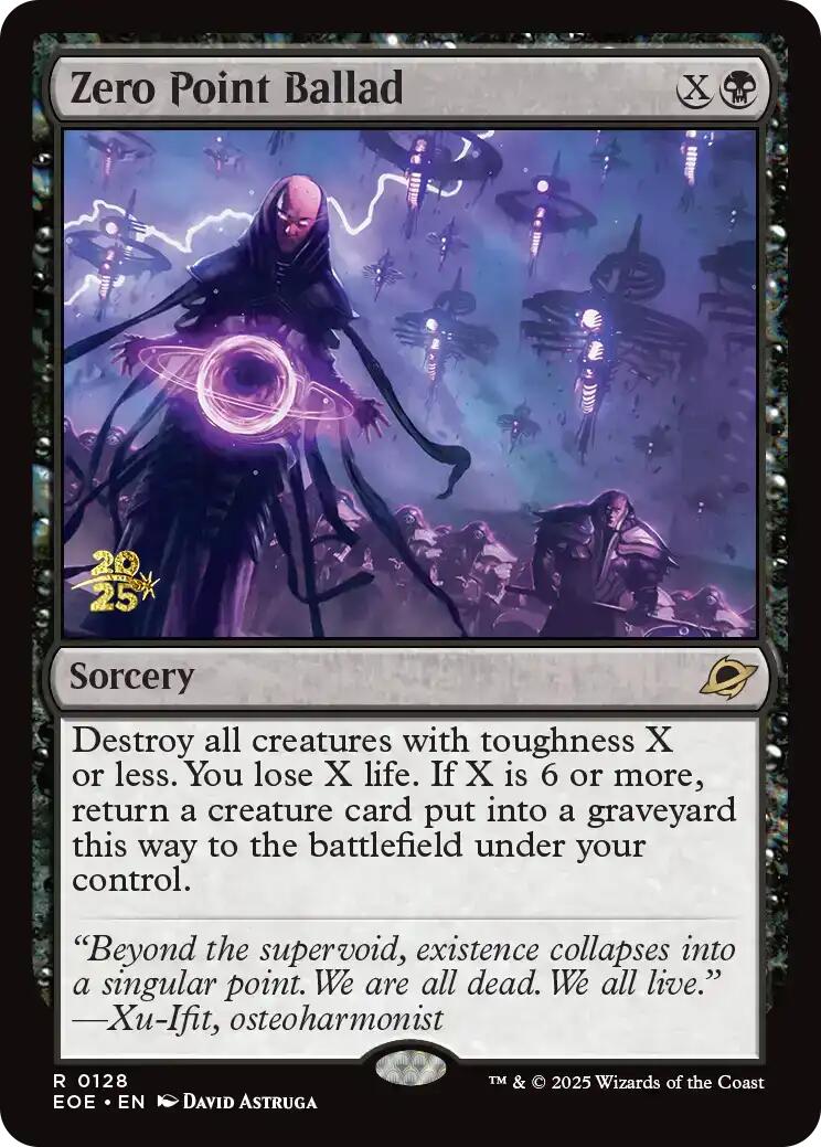 {@@ EOE R} Zero Point Ballad [Edge of Eternities Prerelease Promos][EOE 128]