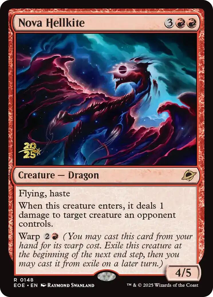 {@@ EOE R} Nova Hellkite [Edge of Eternities Prerelease Promos][EOE 148]