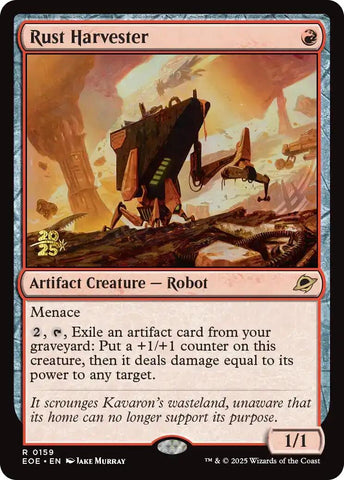 {@@ EOE R} Rust Harvester [Edge of Eternities Prerelease Promos][EOE 159]