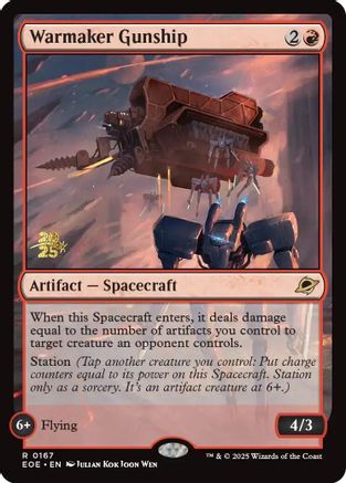 {@@ EOE R} Warmaker Gunship [Edge of Eternities Prerelease Promos][EOE 167]