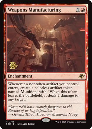 {@R} Weapons Manufacturing [Edge of Eternities Prerelease Promos][EOE 168]