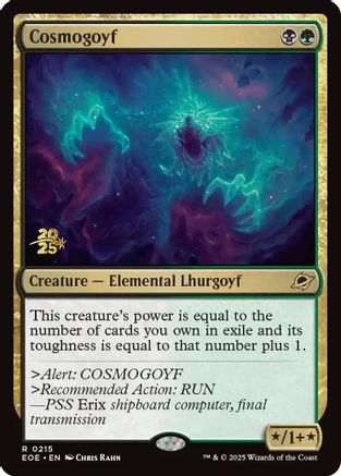 {@R} Cosmogoyf [Edge of Eternities Prerelease Promos][EOE 215]