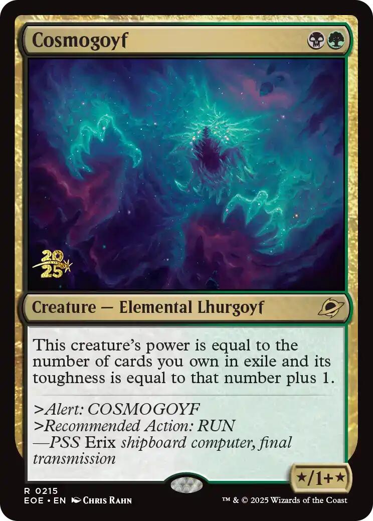 {@@ EOE R} Cosmogoyf [Edge of Eternities Prerelease Promos][EOE 215]