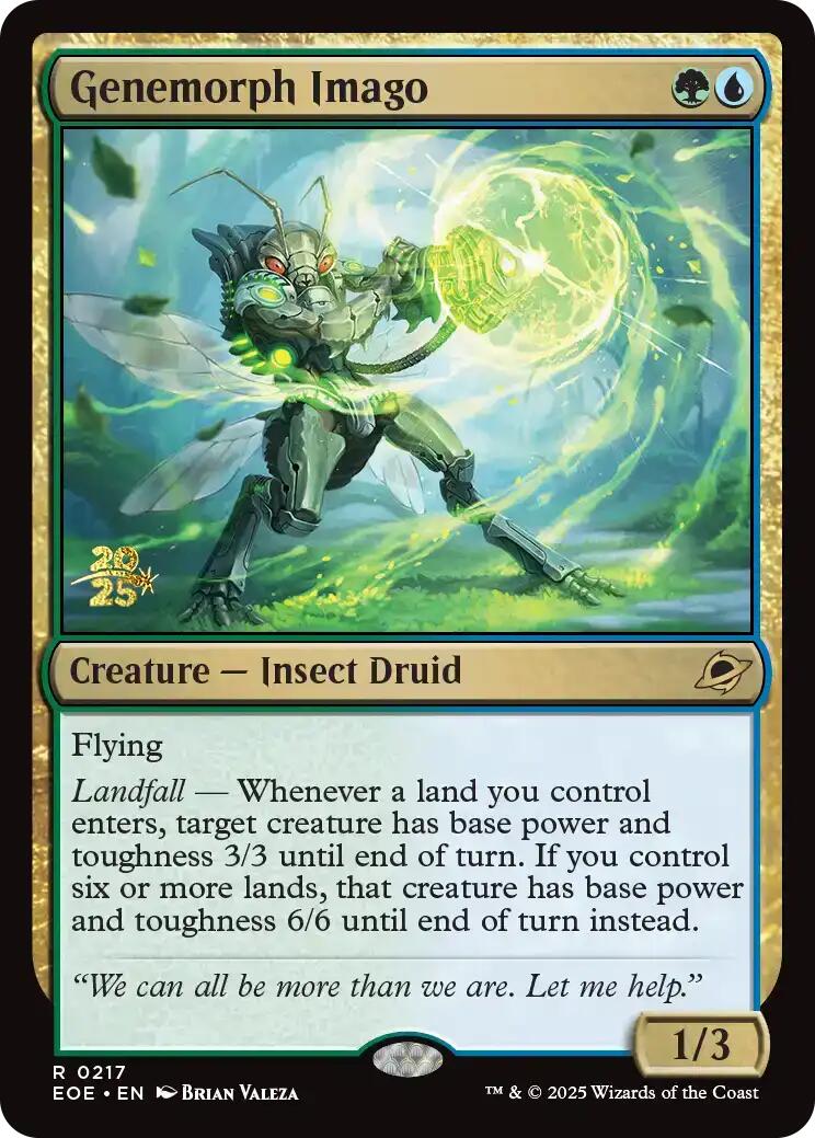 {@@ EOE R} Genemorph Imago [Edge of Eternities Prerelease Promos][EOE 217]