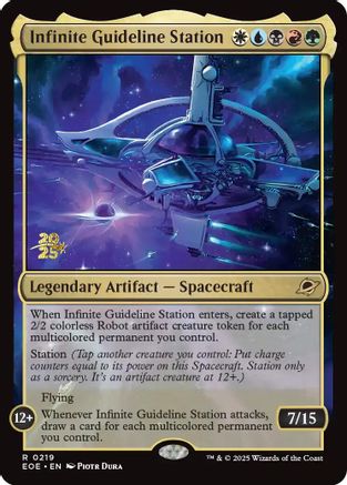 {@R} Infinite Guideline Station [Edge of Eternities Prerelease Promos][EOE 219]