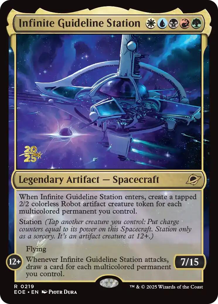 {@@ EOE R} Infinite Guideline Station [Edge of Eternities Prerelease Promos][EOE 219]