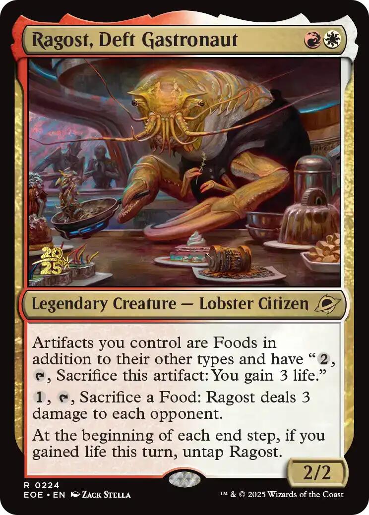 {@@ EOE R} Ragost, Deft Gastronaut [Edge of Eternities Prerelease Promos][EOE 224]