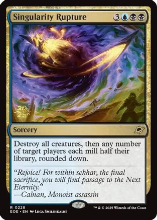 {@R} Singularity Rupture [Edge of Eternities Prerelease Promos][EOE 228]