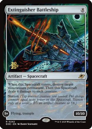 {@R} Extinguisher Battleship [Edge of Eternities Prerelease Promos][EOE 242]