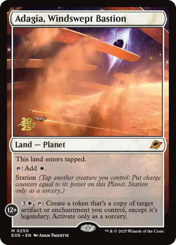{@@ EOE R} Adagia, Windswept Bastion [Edge of Eternities Prerelease Promos][EOE 250]
