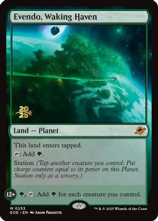{@@ EOE R} Evendo, Waking Haven [Edge of Eternities Prerelease Promos][EOE 253]