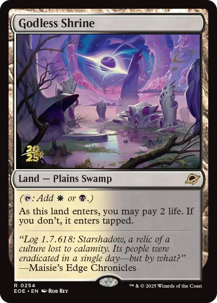{@@ EOE R} Godless Shrine [Edge of Eternities Prerelease Promos][EOE 254]