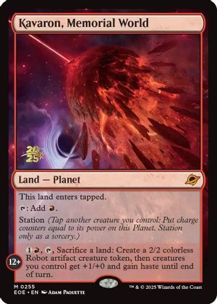 {@R} Kavaron, Memorial World [Edge of Eternities Prerelease Promos][EOE 255]