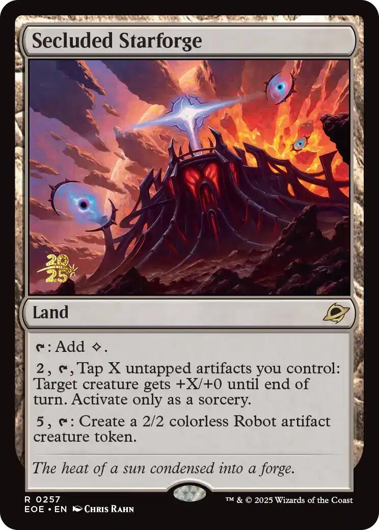 {@@ EOE C} Secluded Starforge [Edge of Eternities Prerelease Promos][EOE 257]