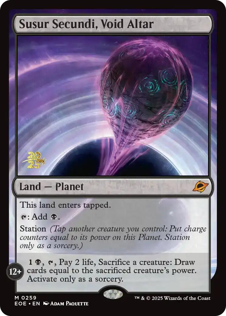 {@@ EOE R} Susur Secundi, Void Altar [Edge of Eternities Prerelease Promos][EOE 259]