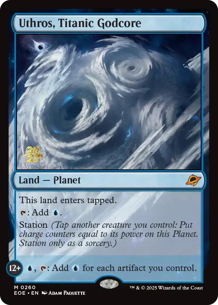 {@@ EOE R} Uthros, Titanic Godcore [Edge of Eternities Prerelease Promos][EOE 260]