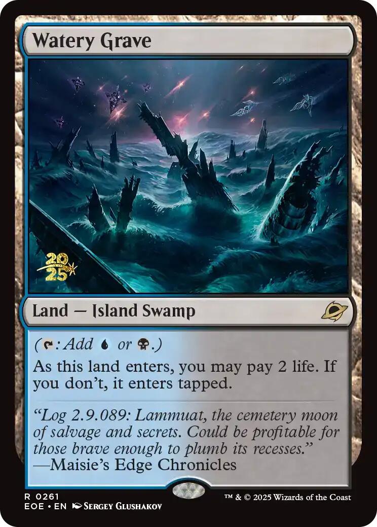 {@@ EOE R} Watery Grave [Edge of Eternities Prerelease Promos][EOE 261]