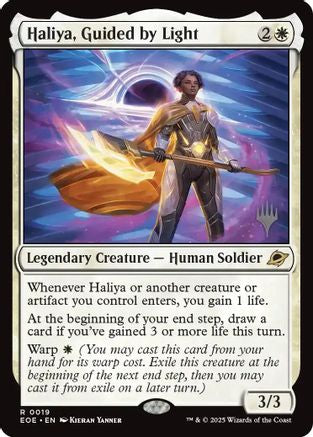 {@R} Haliya, Guided by Light [Edge of Eternities Promo Pack][EOE 019]