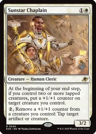 {@R} Sunstar Chaplain [Edge of Eternities Promo Pack][EOE 040]