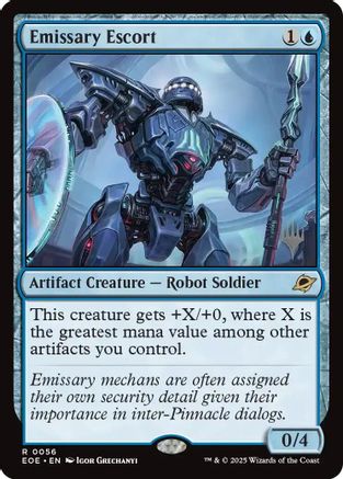 {@R} Emissary Escort [Edge of Eternities Promo Pack][EOE 056]