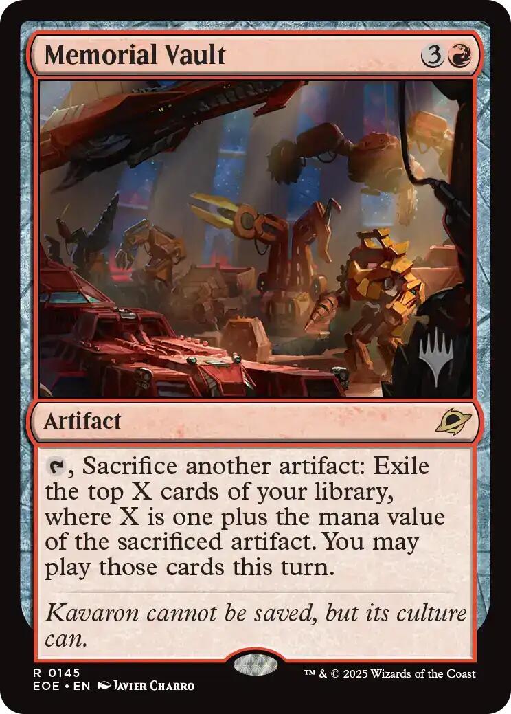 {@@ EOE R} Memorial Vault [Edge of Eternities Promo Pack][EOE 145]