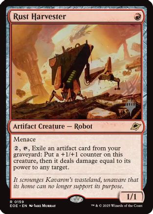 {@@ EOE R} Rust Harvester [Edge of Eternities Promo Pack][EOE 159]