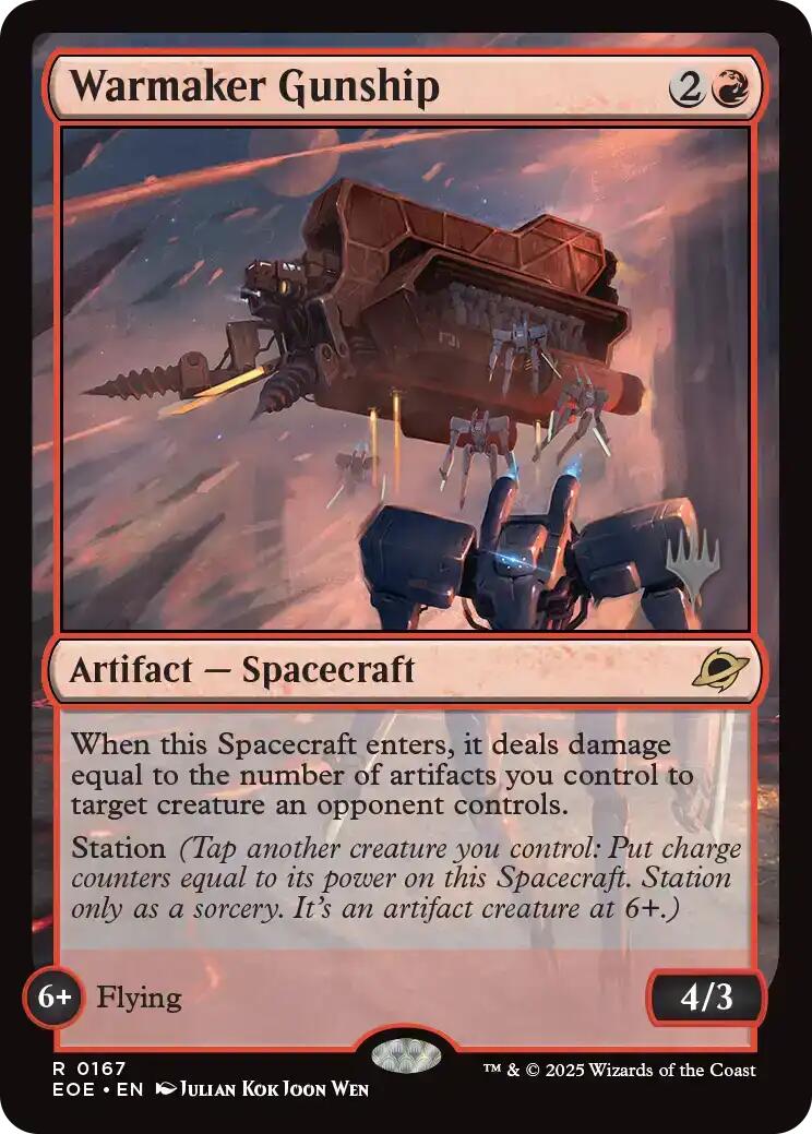 {@@ EOE R} Warmaker Gunship [Edge of Eternities Promo Pack][EOE 167]