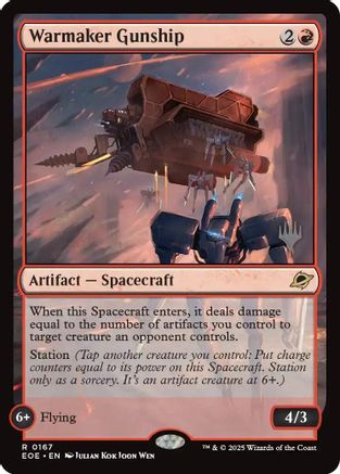 {@@ EOE R} Warmaker Gunship [Edge of Eternities Promo Pack][EOE 167]