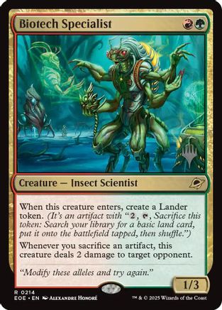 {@@ EOE R} Biotech Specialist [Edge of Eternities Promo Pack][EOE 214]