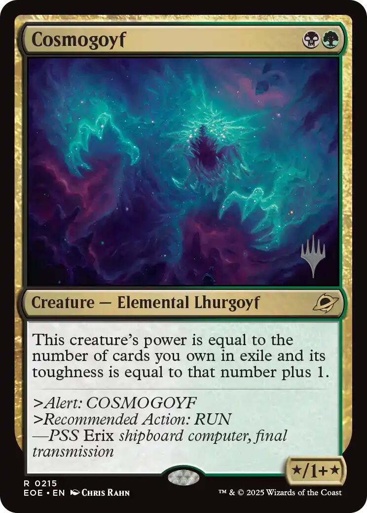 {@@ EOE R} Cosmogoyf [Edge of Eternities Promo Pack][EOE 215]